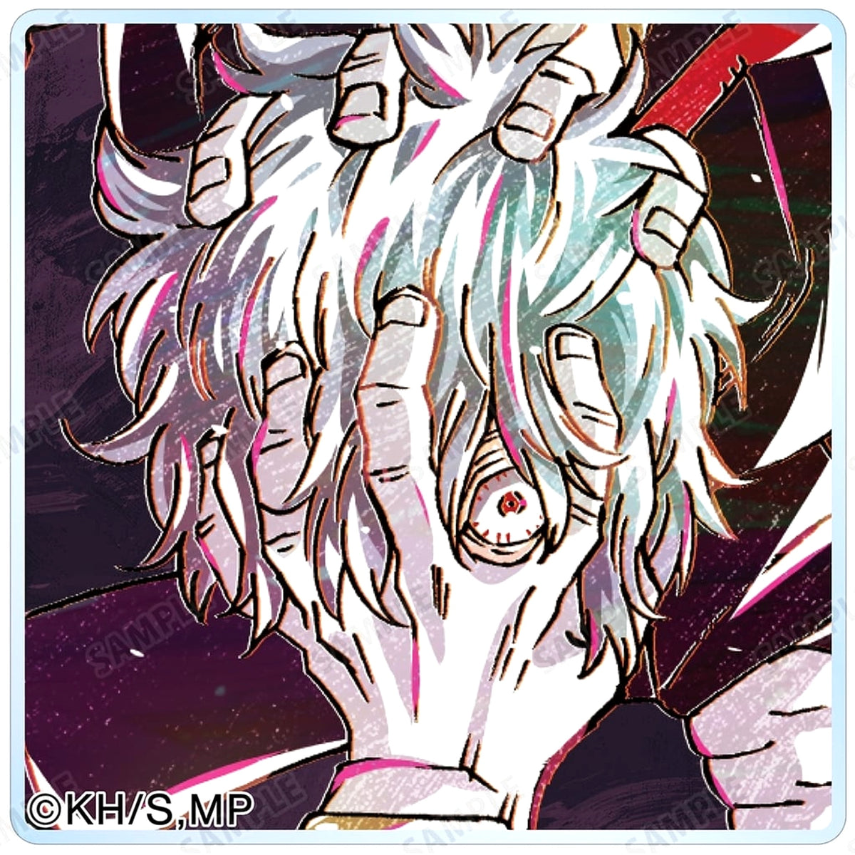 My Hero Academia Tomura Shigaraki Trading Ani-Art Vol. 5 Acrylic Tile ver. A Acrylic Stands [USED]
