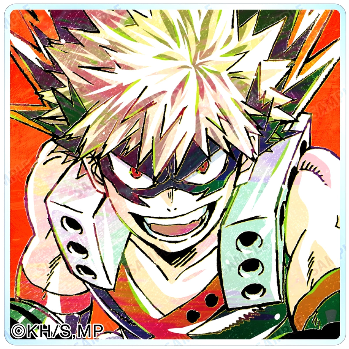 Katsuki Bakugo My Hero Academia Trading Ani-Art Vol. 5 Ver. B Acrylic Tile [USED]