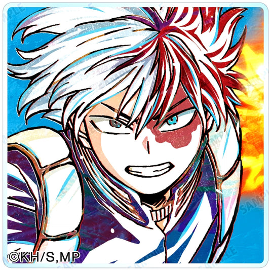 Shoto Todoroki My Hero Academia Trading Ani-Art Vol. 5 Acrylic Tile Ver. C [USED]