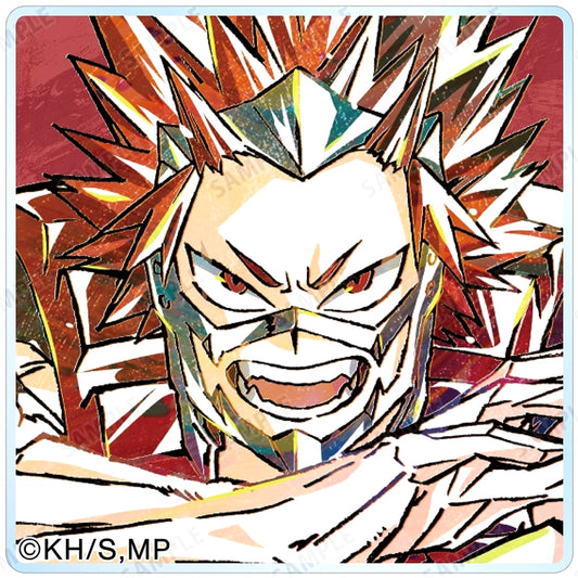 My Hero Academia Eijiro Kirishima Trading Ani-Art Vol. 5 Acrylic Tile ver. C Acrylic Stands [USED]