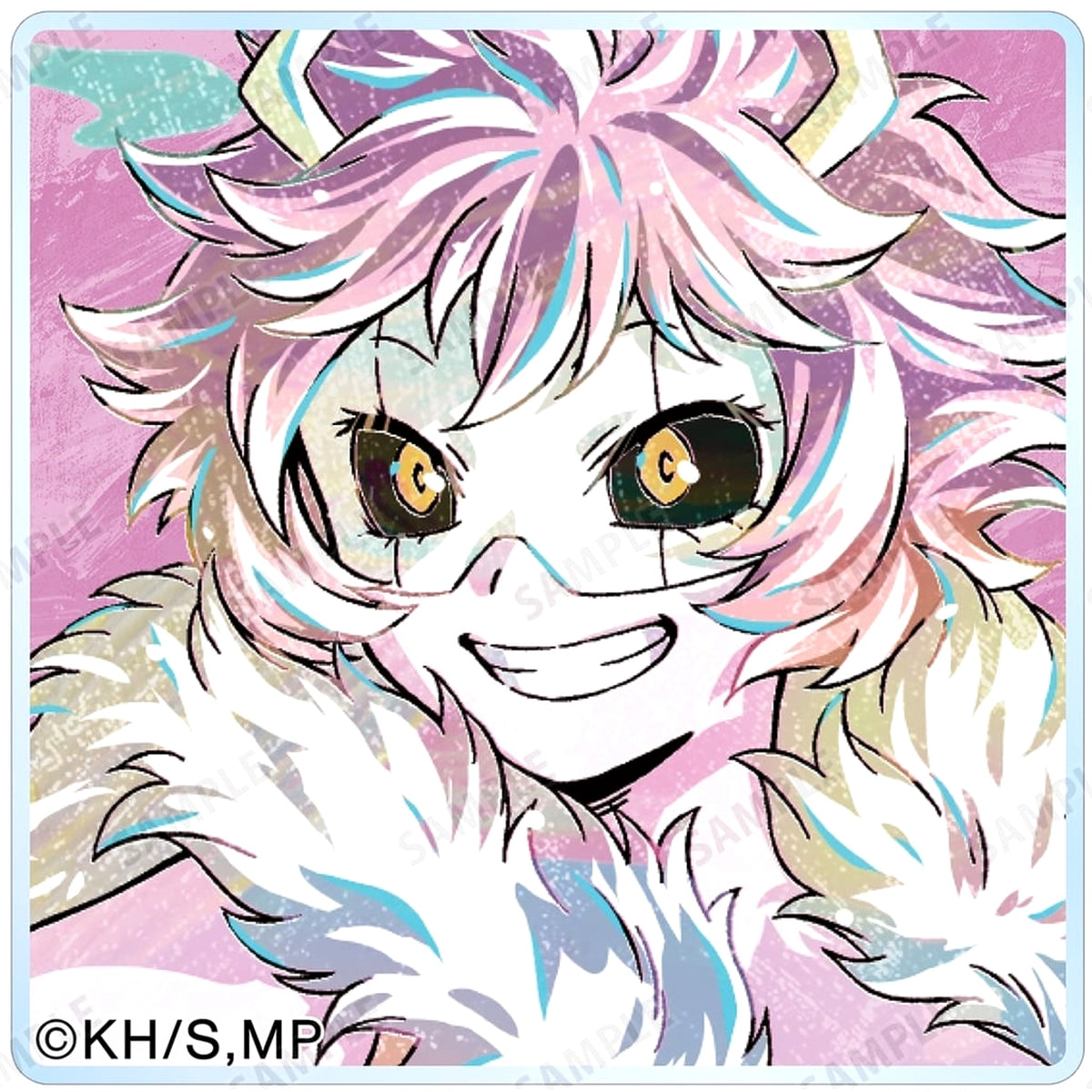 My Hero Academia Mina Ashido Trading Ani-Art Vol. 5 Acrylic Tile ver. C Acrylic Stands [USED]