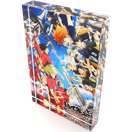 Group Acrylic Block Key Visual Ver. Haikyu!! The Dumpster Battle Movie TOHO animation STORE Limited [USED]