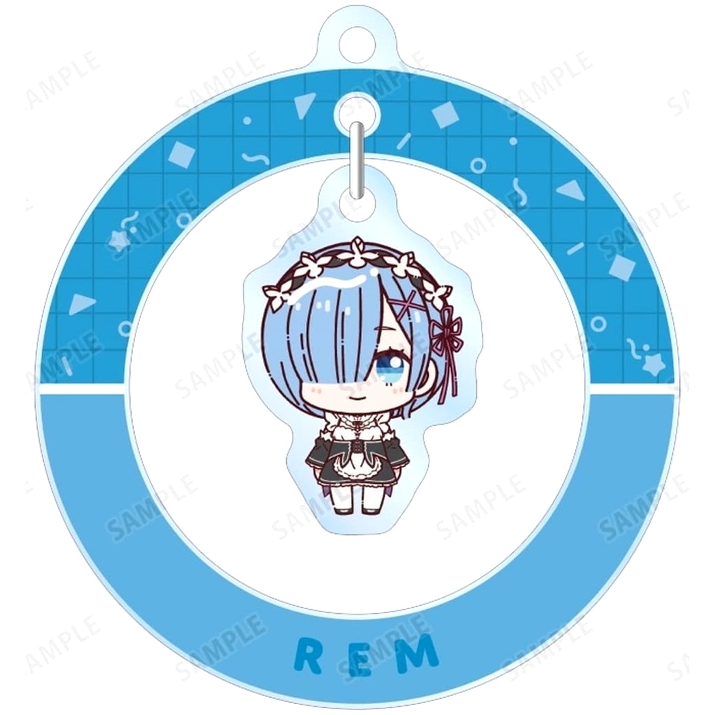 Re:ZERO -Starting Life in Another World- Rem Chokonto! Trading Yurayura Acrylic Keychain Keychains [USED]