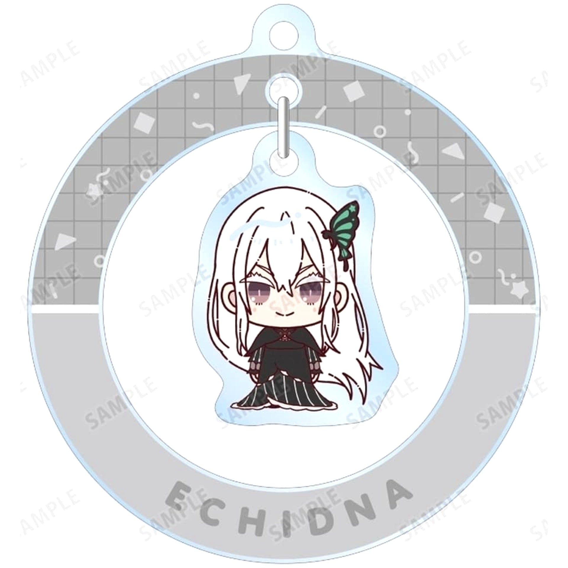 Re:ZERO -Starting Life in Another World- Echidna Chokonto! Trading Yurayura Acrylic Keychain Keychains [USED]