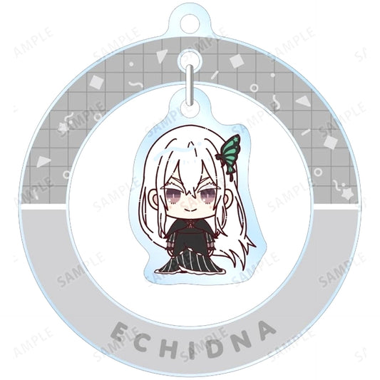 Re:ZERO -Starting Life in Another World- Echidna Chokonto! Trading Yurayura Acrylic Keychain Keychains [USED]