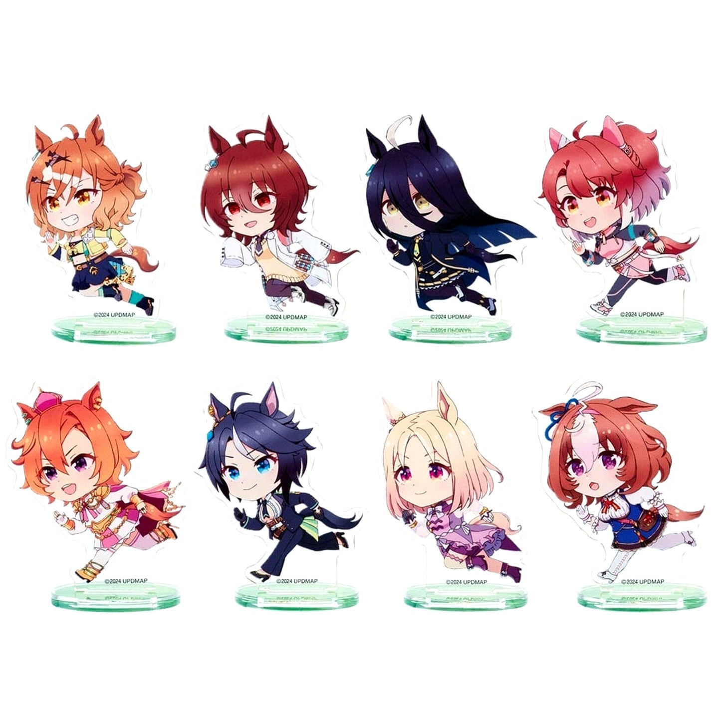 All 8 Types Set Umamusume Pretty Derby New Era Full Speed Acrylic Stand [USED]