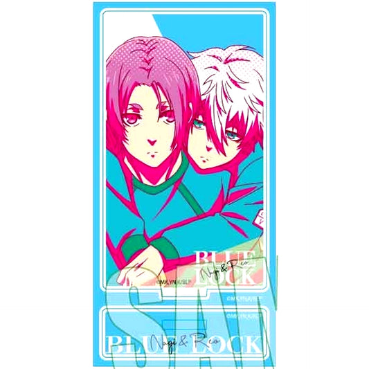 Seishiro Nagi and Reo Mikage POP-TONE Acrylic Figure BLUELOCK [USED]