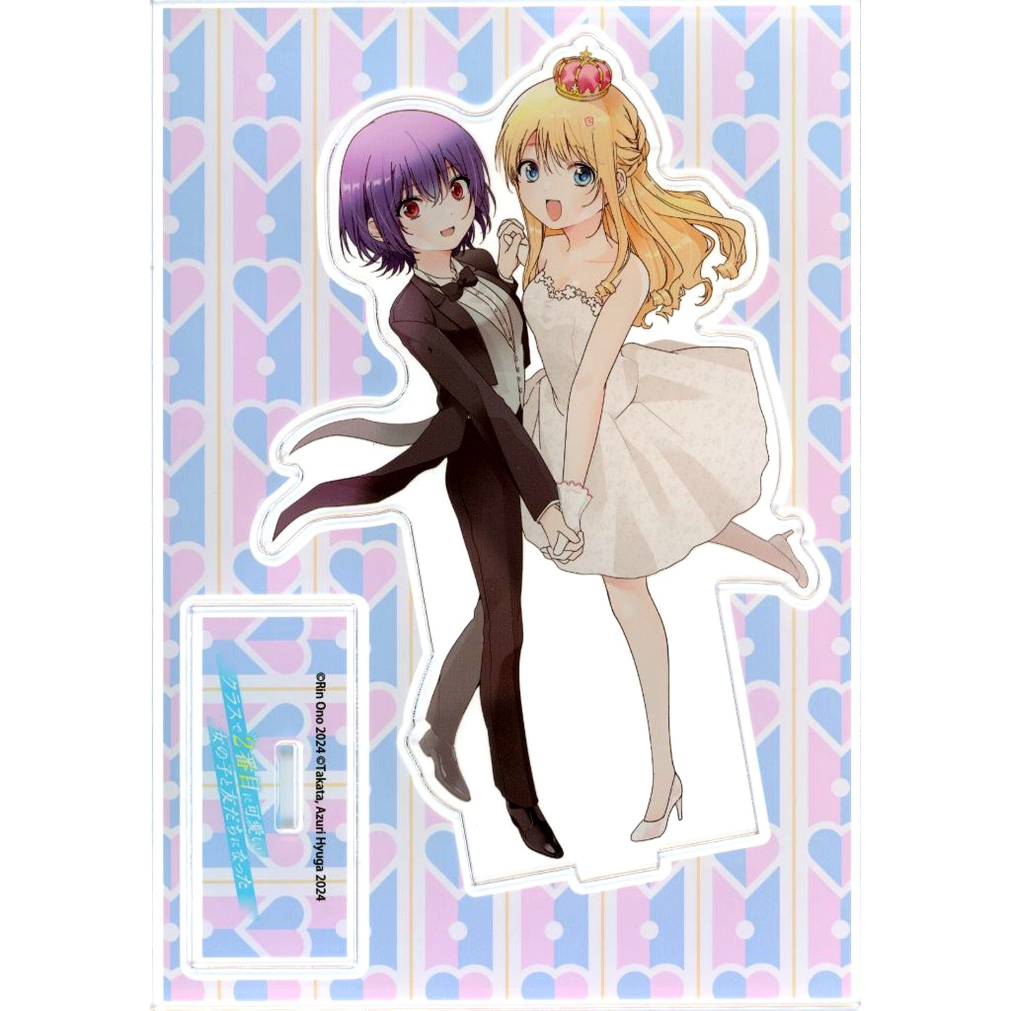 Umi Asanagi & Yuu Amami Illustration Acrylic Figure Bonus for Comics I Became Friends with the Second Cutest Girl in My Class Vol. 4 Gamers Limited Edition Single Item [USED]
