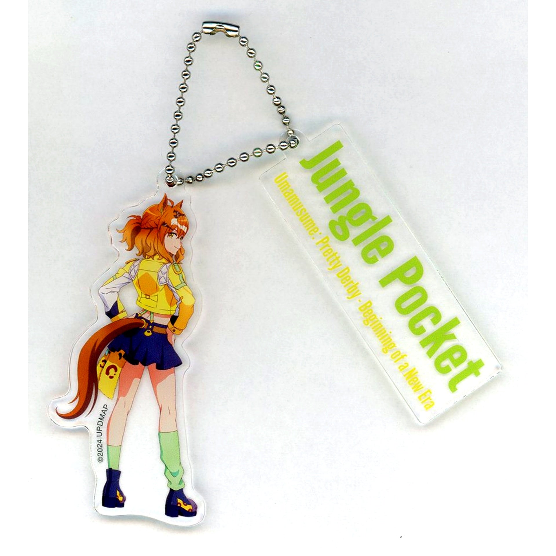 Jungle Pocket Movie Uma Musume Pretty Derby Beginning of a New Era Acrylic Keychain Light Novel Animate Ltd Set Bonus [USED]