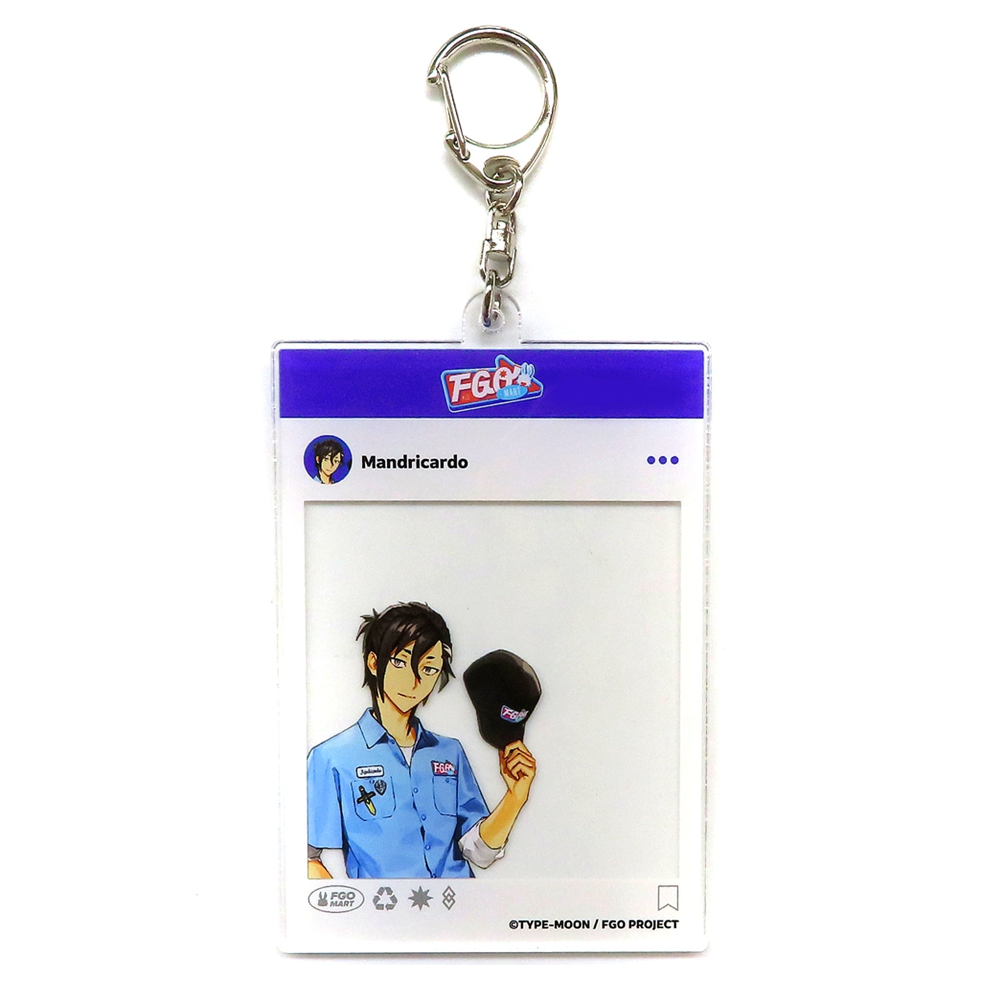Rider/Mandricardo Fate/Grand Order SNS-style Acrylic Charm FGO MART [USED]