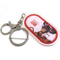 Genshin Xinyan Keychain Gacha Cafe in Seoul Korea Exclusive Keychains [USED]