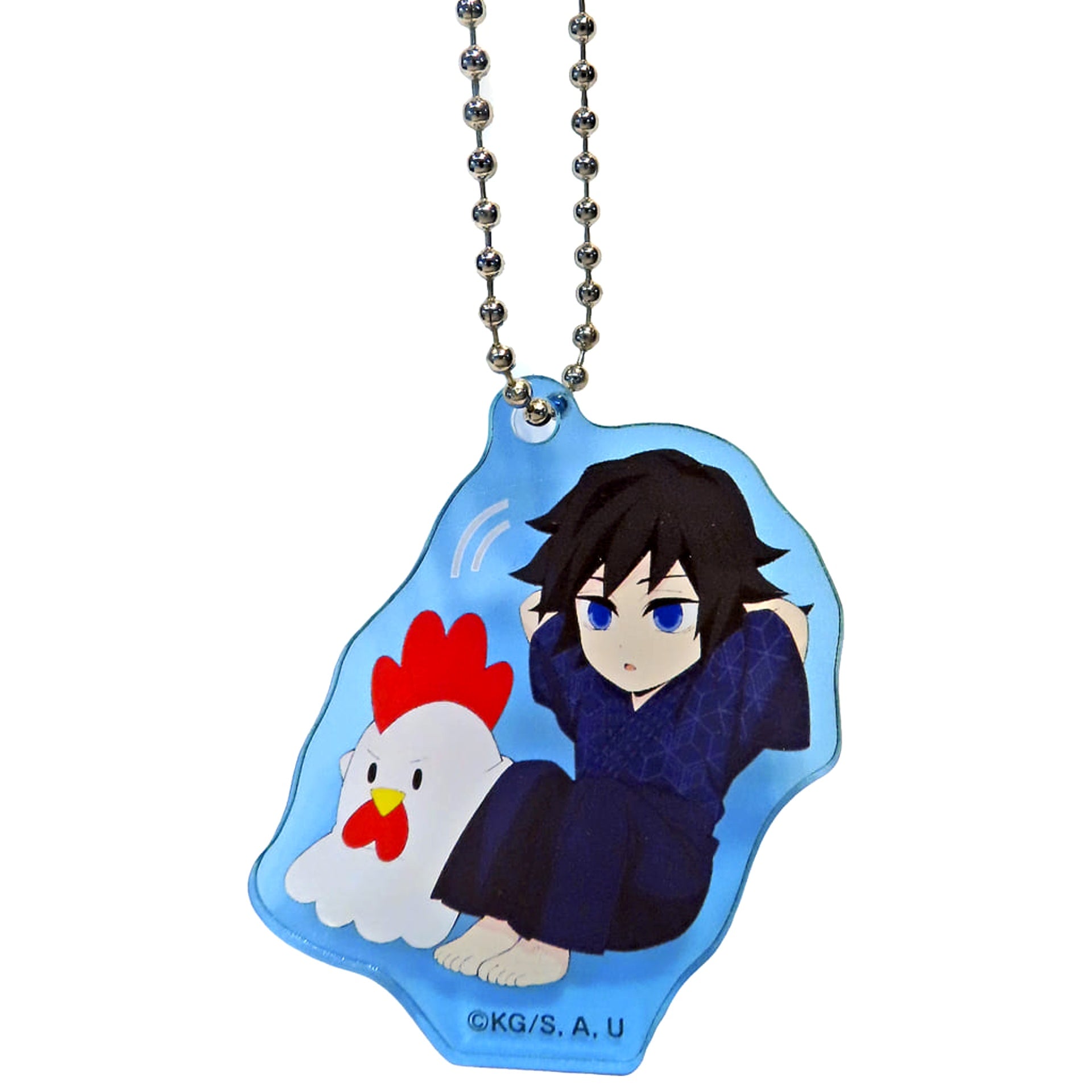 Giyu Tomiokau Demon Slayer: Kimetsu no Yaiba Acrylic Keychain LAWSON Limited [USED]