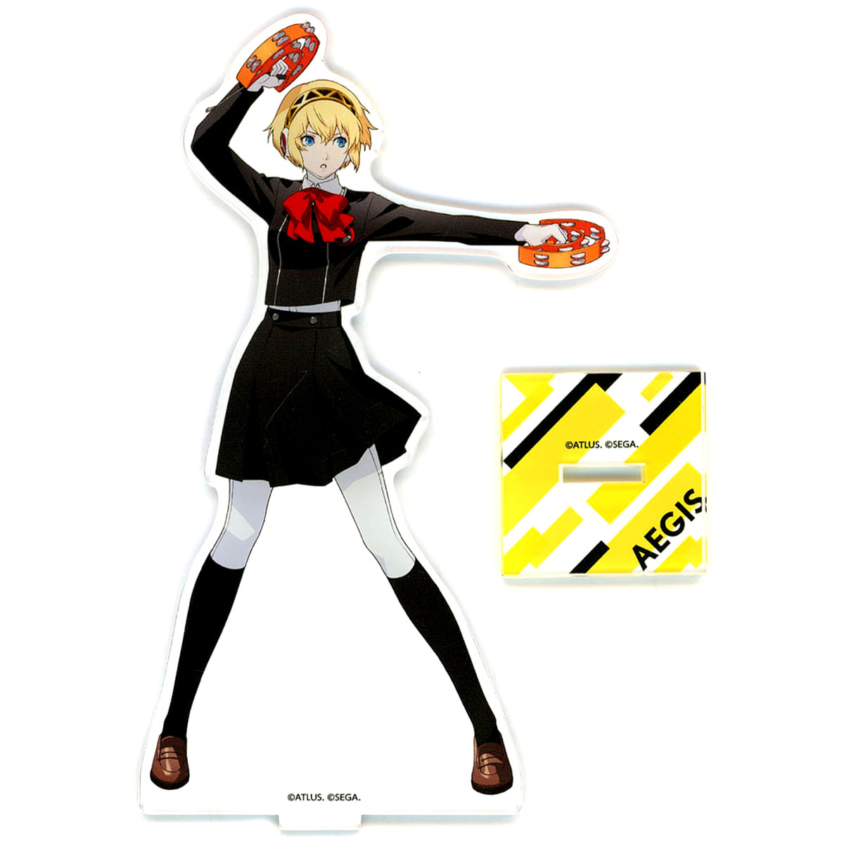 Aigis Persona 3 Reload Acrylic Stand Persona 3 Reload and Persona 5 Tactica x Karaoke Manekineko Goods [USED]