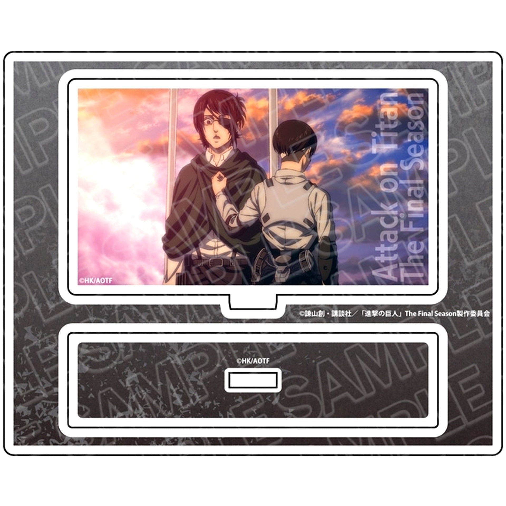 Levi & Hange Acrylic Stand Attack on Titan The Final Season [USED]