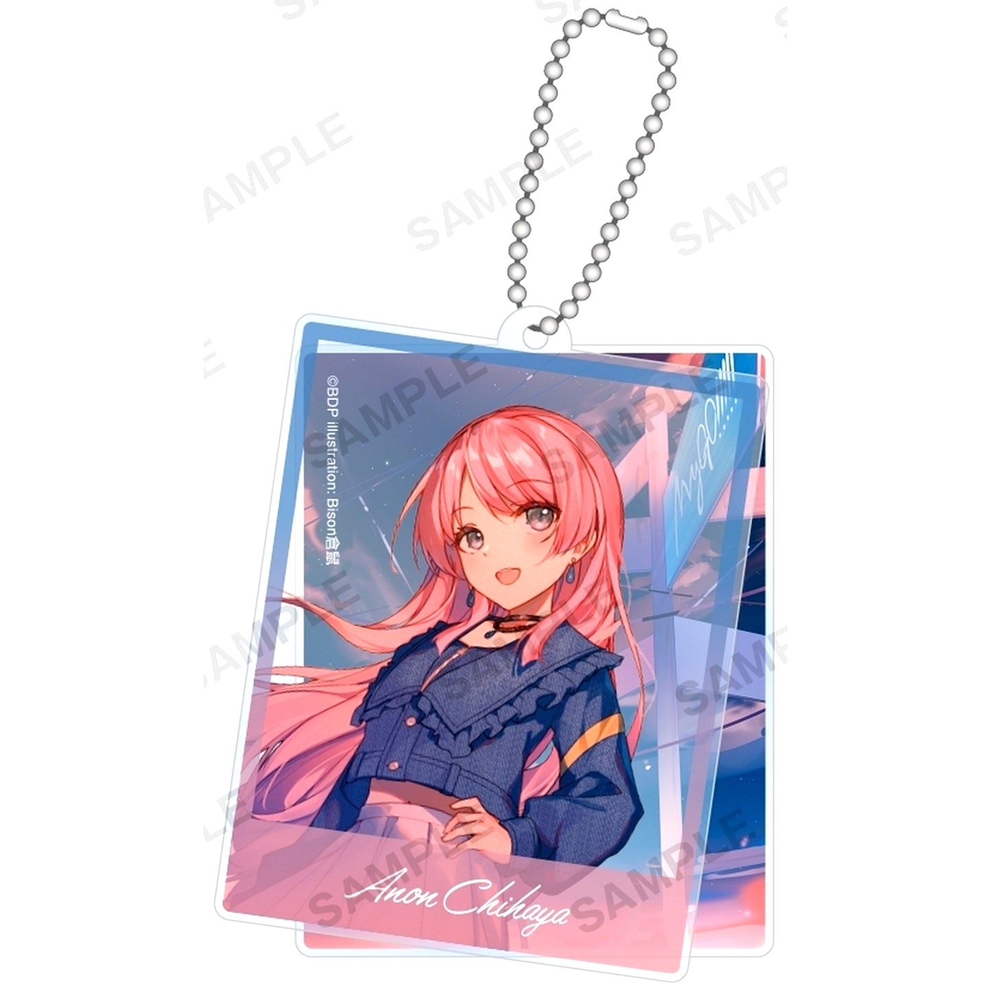 Anon Chihaya BanG Dream! It's MyGO!!!!! Slide Acrylic Keychain Commemorative Visual ver. [USED]