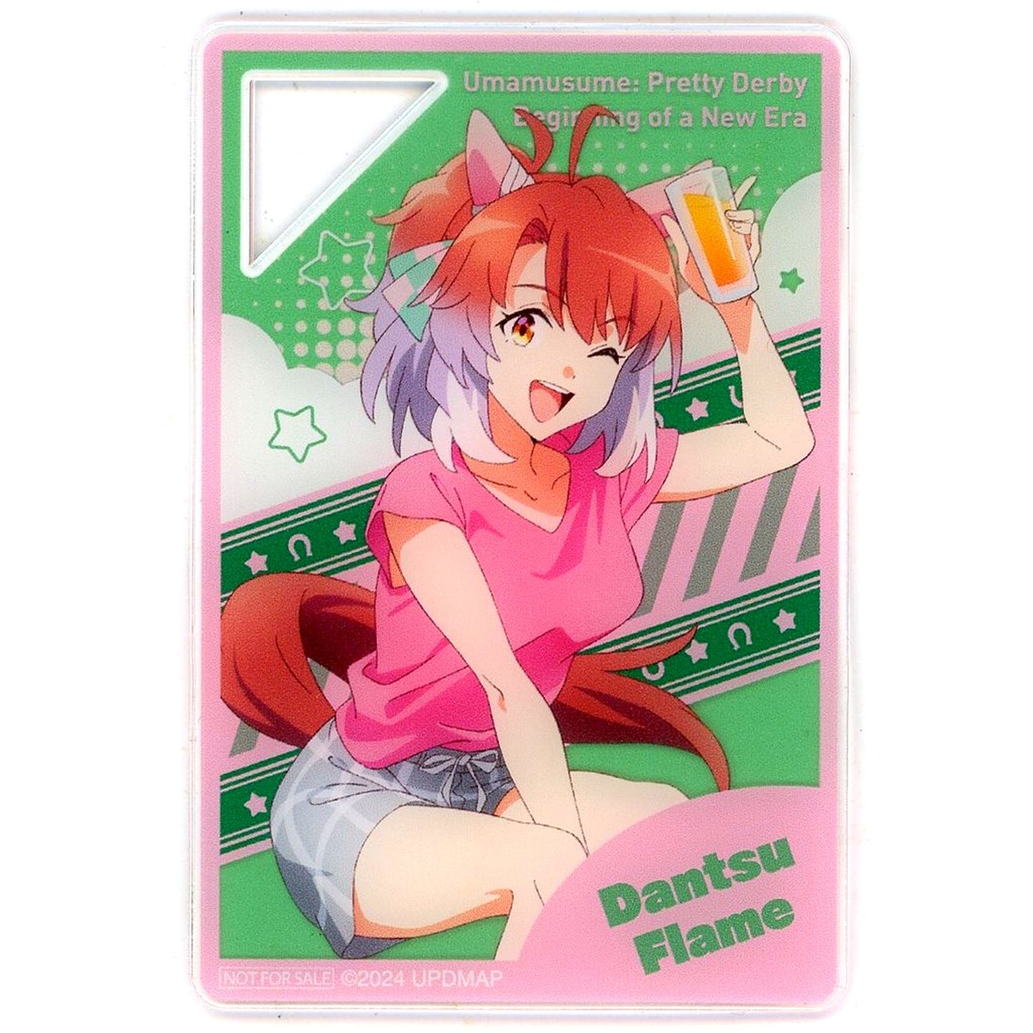 Dantsu Flame Mini Acrylic Plate Uma Musume Movie Beginning of a New Era Namco Promotion Relax time Crane Game Bonus Item [USED]