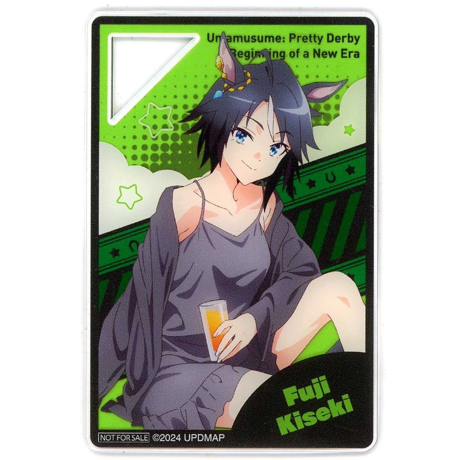 Fuji Kiseki Umamusume Pretty Derby Beginning of a New Era NAMCO Promotion Relax time Namco Limited Crane Game Play Bonus Part 2 Mini Acrylic Plate [USED]