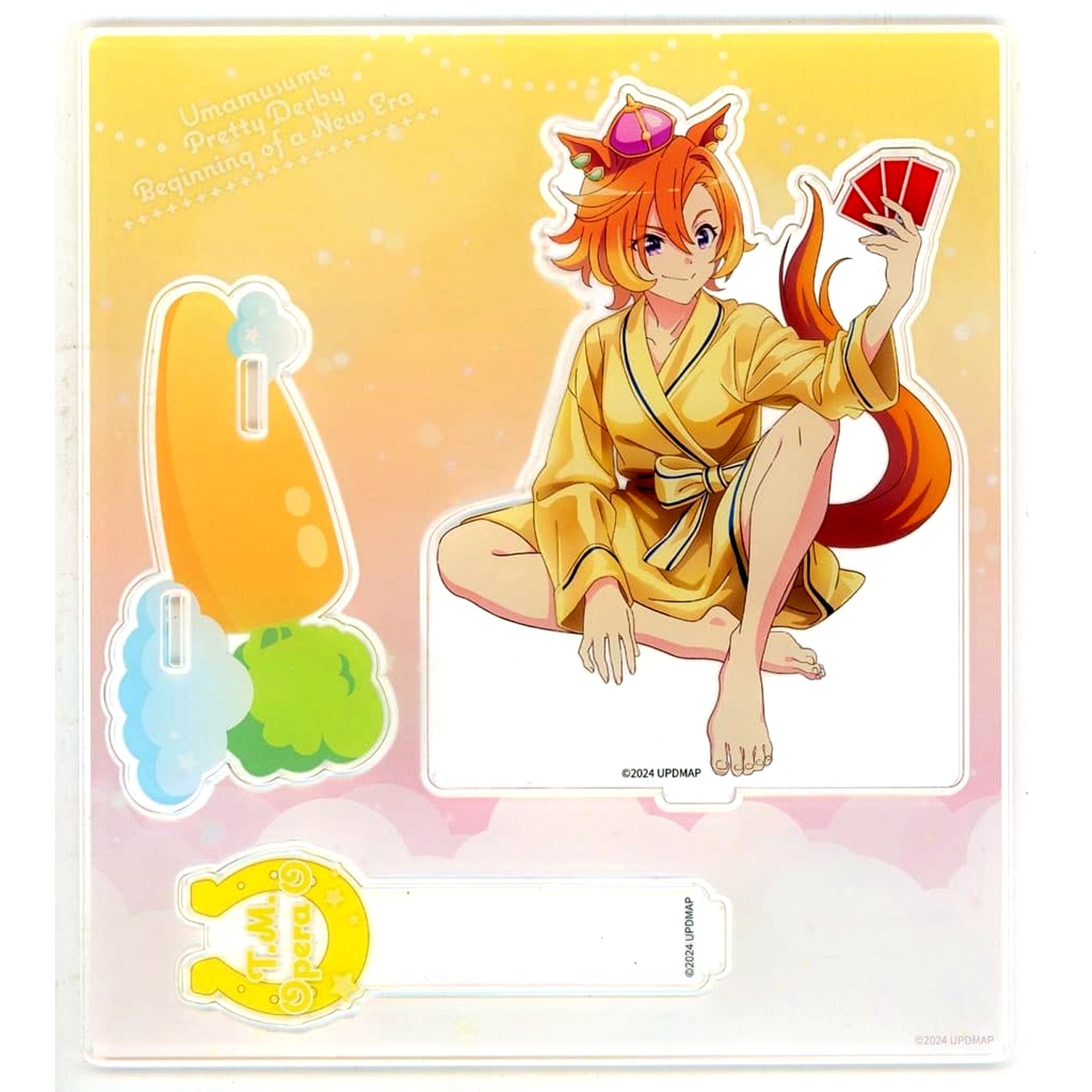 T.M. Opera O Umamusume Pretty Derby: Beginning of a New Era Acrylic Stand Relax time NAMCO Promotion Relax time Chara Pop Store [USED]