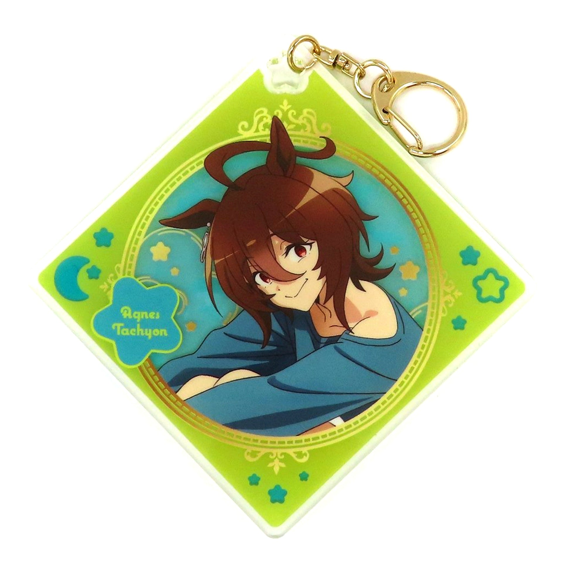 Agnes Tachyon Movie Uma Musume Pretty Derby Beginning of a New Era Acrylic Keychain Relax time NAMCO Promotion Chara Pop Store [USED]