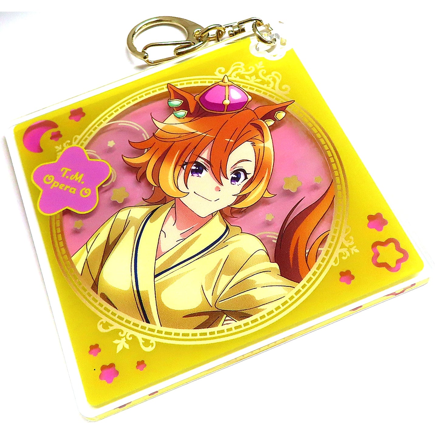 T.M. Opera O Umamusume Pretty Derby Beginning of a New Era Movie Acrylic Keychain Relax time NAMCO Promotion Chara Pop Store [USED]