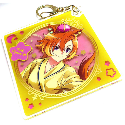 T.M. Opera O Umamusume Pretty Derby Beginning of a New Era Movie Acrylic Keychain Relax time NAMCO Promotion Chara Pop Store [USED]