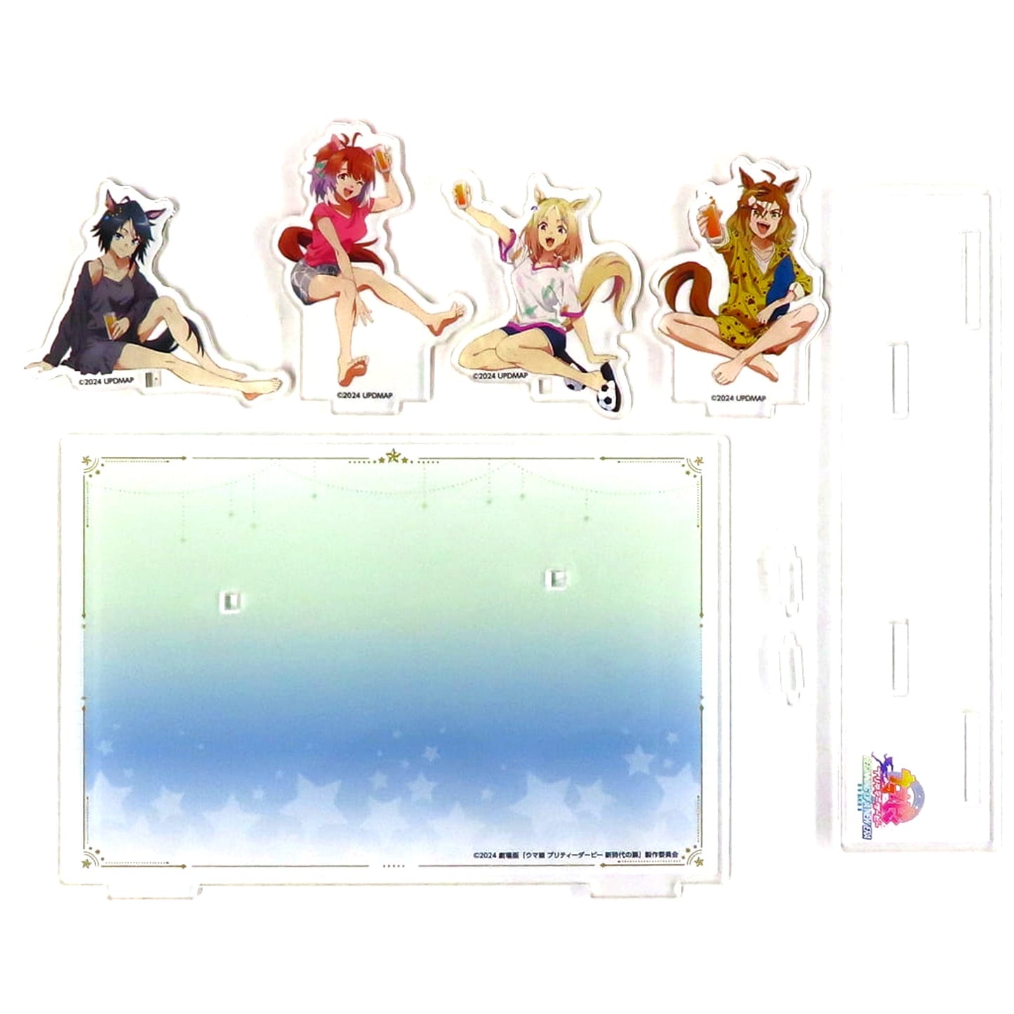 Uma Musume Pretty Derby Acrylic Diorama Relax time Gekijoban Shinjidai no Tobira NAMCO Promotion Relax time Charapop Store [USED]