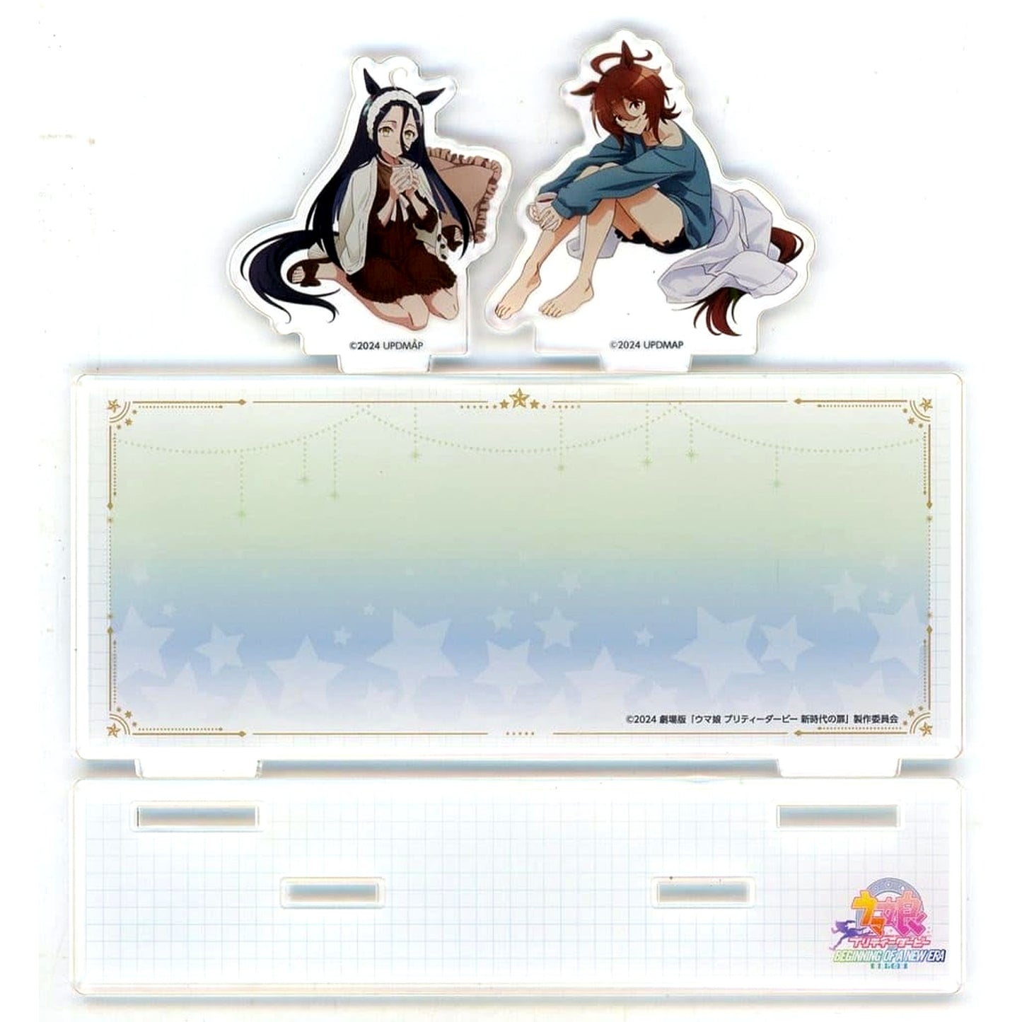 Agnes Tachyon & Manhattan Cafe Uma Musume Pretty Derby Acrylic Diorama Relax time Gekijoban Shinjidai no Tobira NAMCO Promotion Relax time Charapop Store [USED]