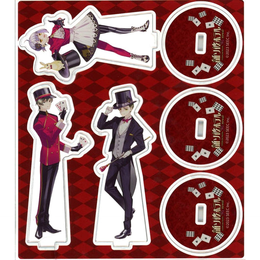 Neko Tsukahara & Haruto Atori & Masaki Osoto Tasokare Hotel Re:newal Single Original Acrylic Stand Set Hotel Collabo Limited Takeout Goods Plan Bonus [USED]