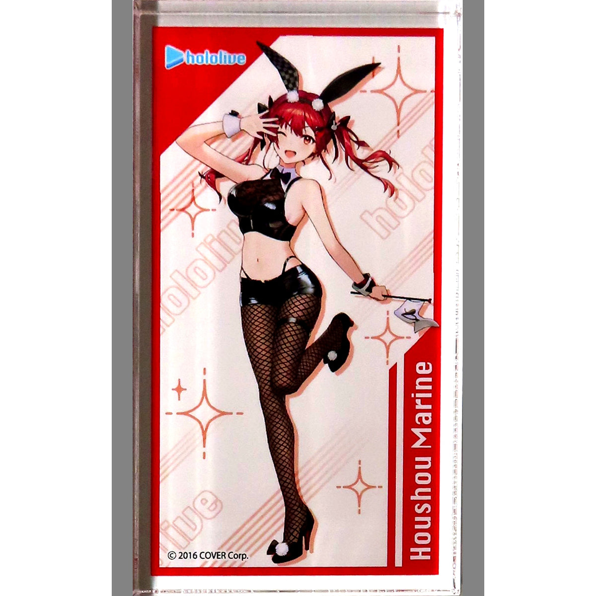 Houshou Marine Acrylic Block Virtual YouTuber Hololive x MOLLY.ONLINE Part 16 [USED]