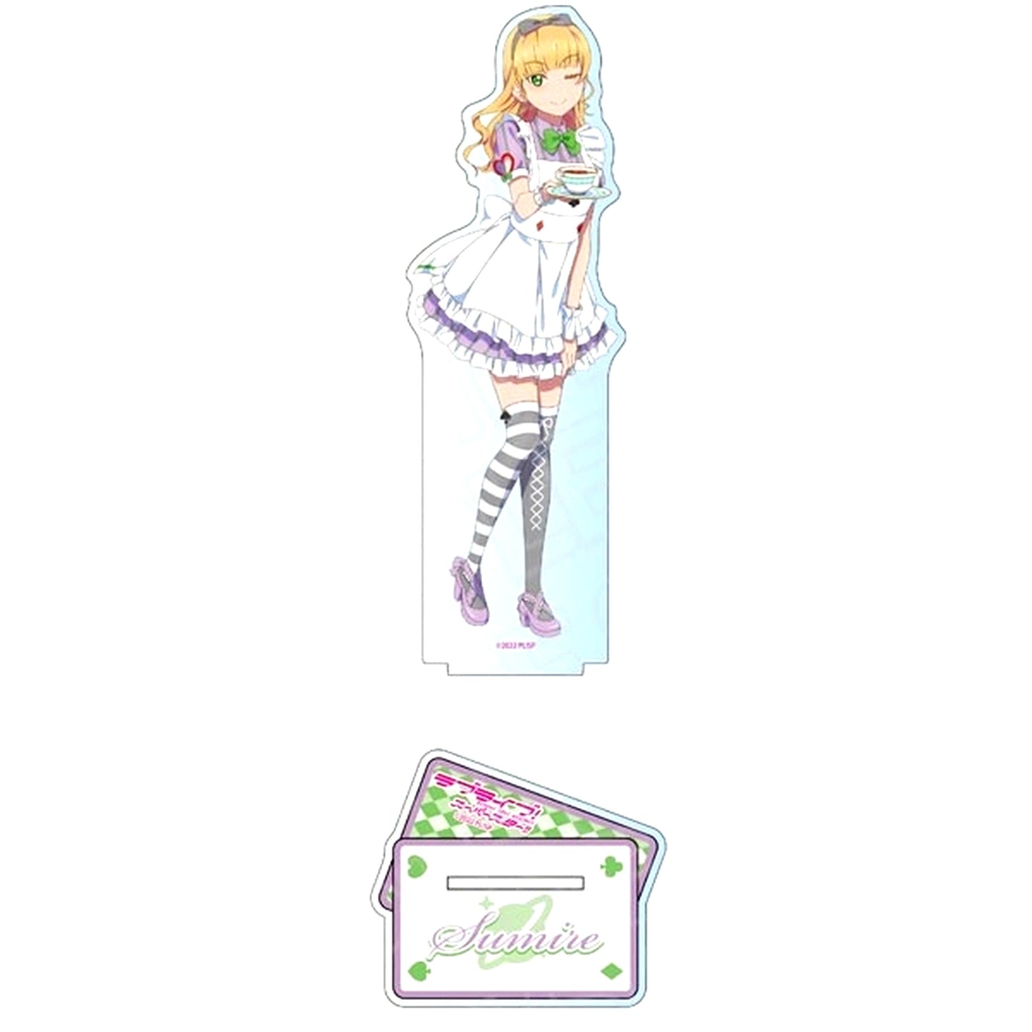 Sumire Heanna Tea Salon Maid Ver. Big Acrylic Stand Love Live! Superstar!! x THE Chara CAFE STAND [USED]