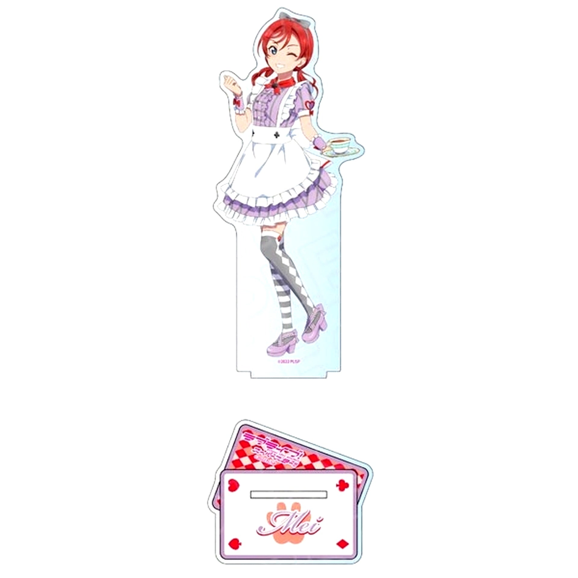 Mei Yoneme Big Acrylic Stand Tea Salon Maid Ver. THE Chara CAFE STAND x Love Live! Superstar!! [USED]