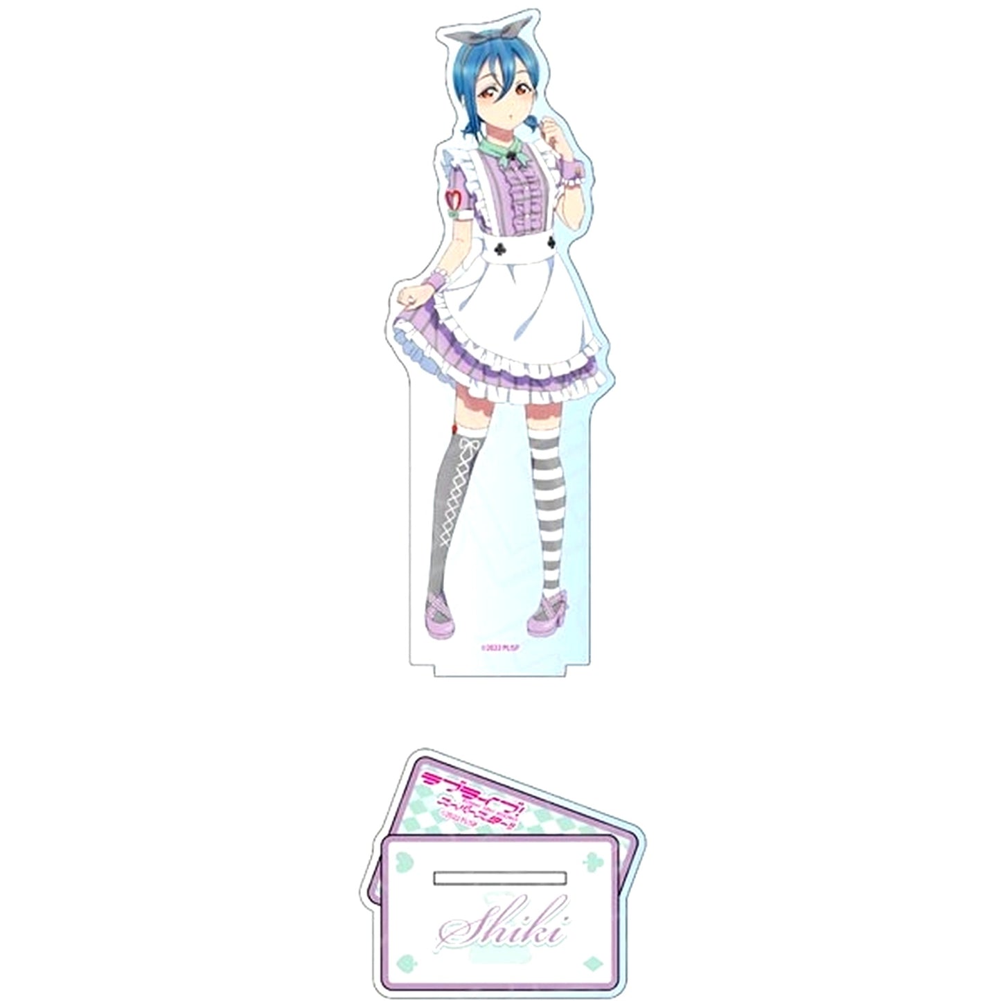 Shiki Wakana Big Acrylic Stand Tea Salon Maid Ver. THE Chara CAFE STAND x Love Live! Superstar!! [USED]