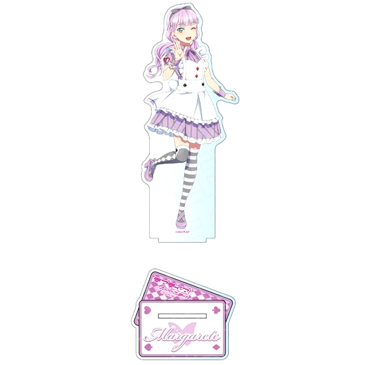 Wien Margarete Big Acrylic Stand Tea Salon Maid Ver. THE Chara CAFE STAND x Love Live! Superstar!! [USED]