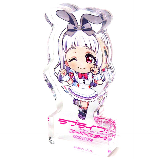 Chisato Arashi THE Chara CAFE STAND x Love Live! Superstar!! Acrylic Block Tea Salon Maid Ver. [USED]