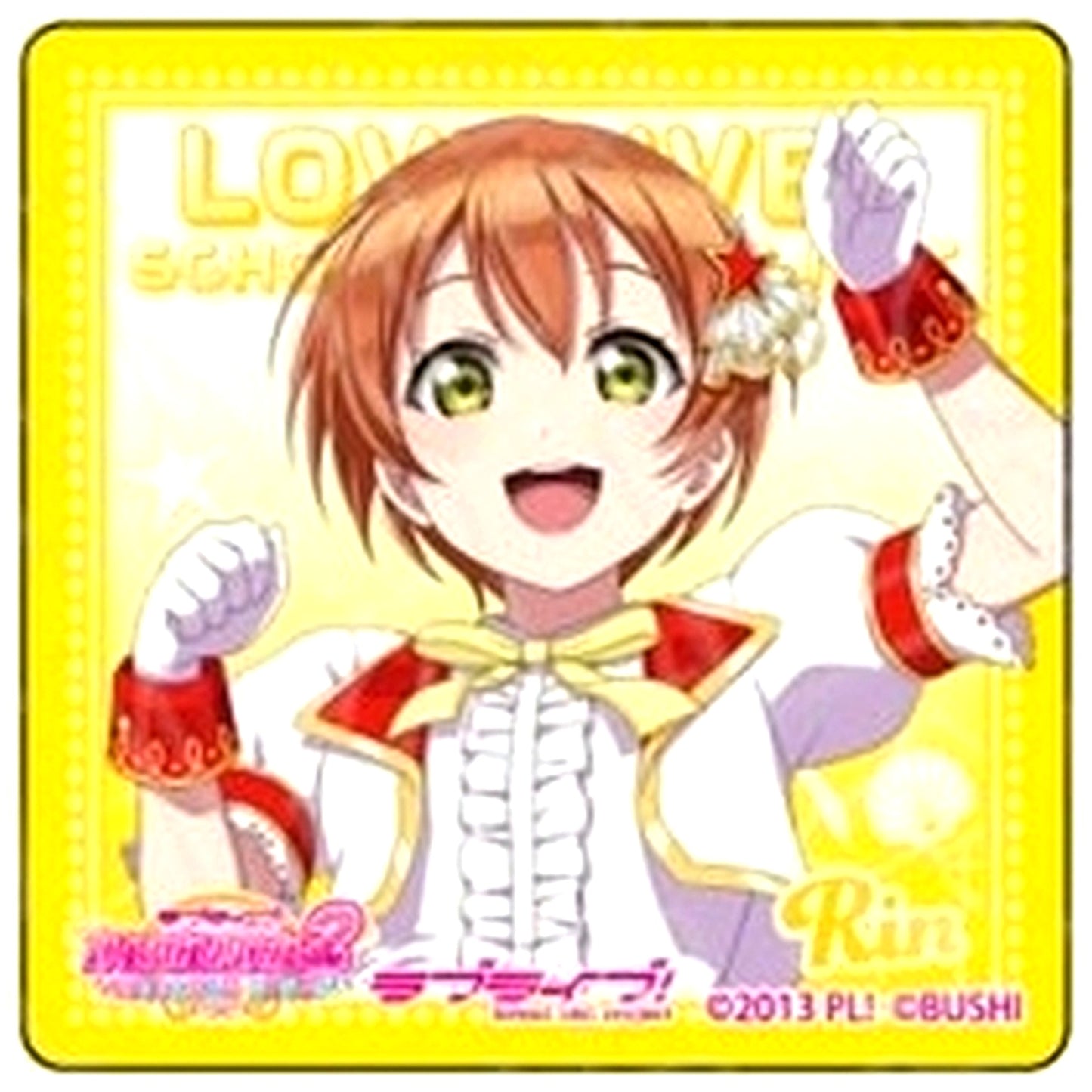 Rin Hoshizora THE Chara CAFE Shinsaibashi OPA Store x Love Live! Series 2024 Acrylic Block u's [USED]
