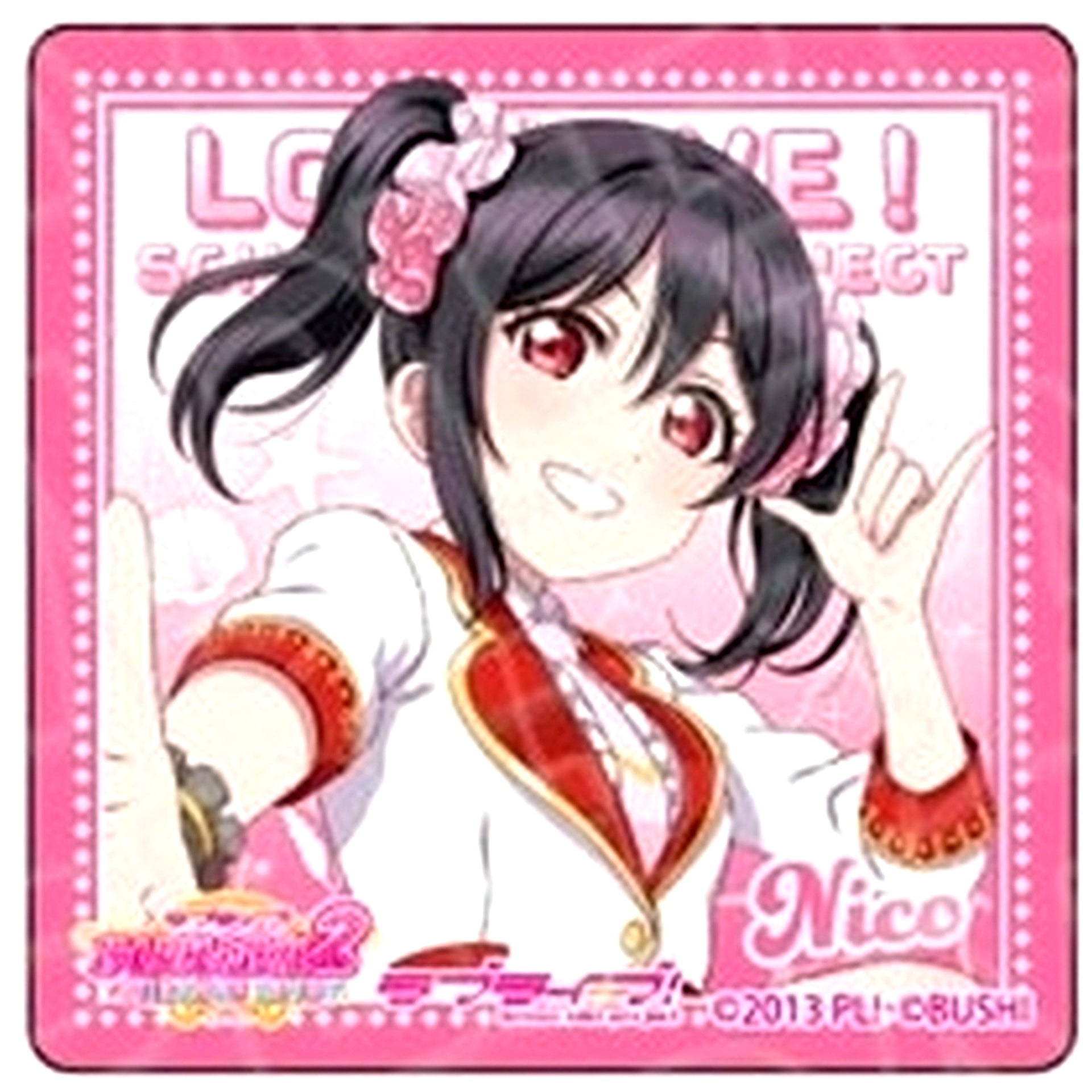 Nico Yazawa THE Chara CAFE Shinsaibashi OPA Store x Love Live! Series 2024 Acrylic Block u's [USED]