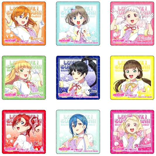 Set of 9 THE Chara CAFE Shinsaibashi OPA x Love Live! Series 2024 Acrylic Block Liella! [USED]