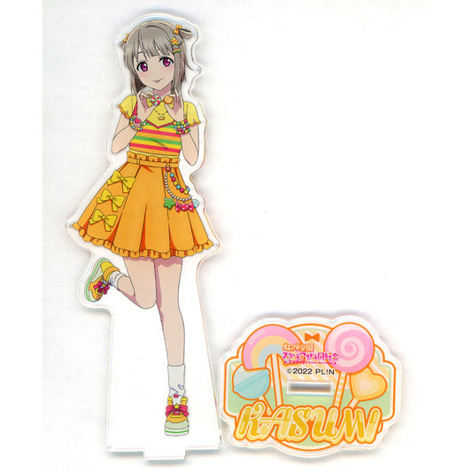 Kasumi Nakasu Acrylic Stand BIG Love Live! Nijigasaki High School Idol Club x Village Vanguard [USED]
