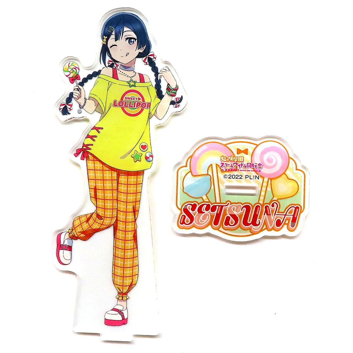 Setsuna Yuki Big Acrylic Stand Love Live! Nijigasaki High School Idol Club x Village Vanguard [USED]