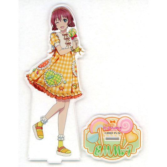 Emma Verde BIG Acrylic Stand Love Live! Nijigasaki High School Idol Club x Village Vanguard [USED]