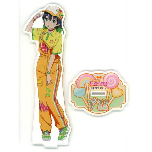 Yu Takasaki Acrylic Stand BIG Love Live! Nijigasaki High School Idol Club x Village Vanguard [USED]