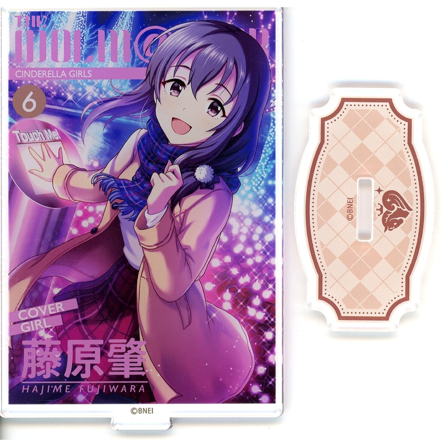 Hajime Fujiwara C-6 Prize Kosai no Geijutsu The Idolmaster Cinderella Girls Kotobukiya Kuji stage03 Acrylic Stand [USED]