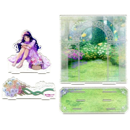 Kanan Matsuura Flower Party Big Diorama Acrylic Stand Love Live! Sunshine!! Molly Fantasy PALO Limited [USED]