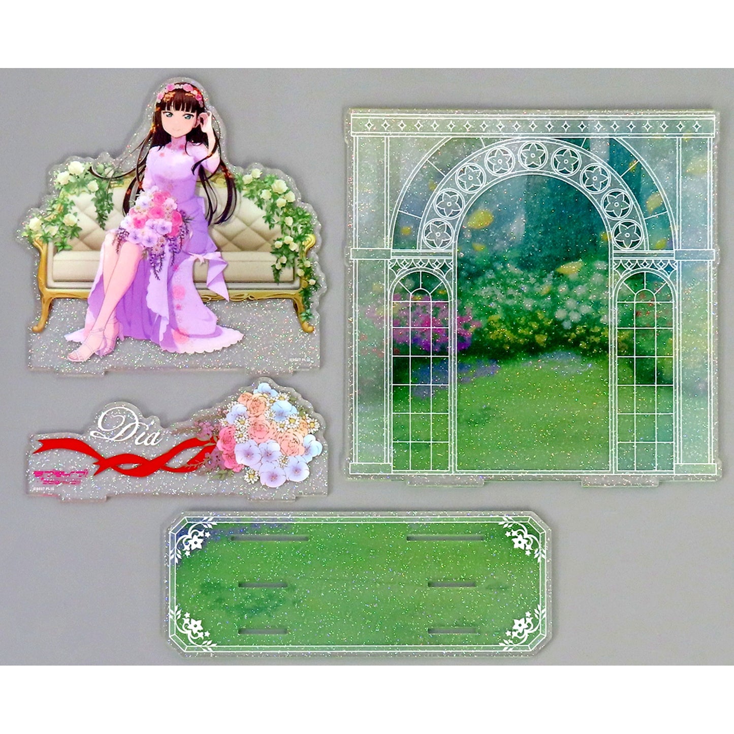 Dia Kurosawa Flower Party Big Diorama Acrylic Stand Love Live! Sunshine!! Molly Fantasy PALO Ltd [USED]