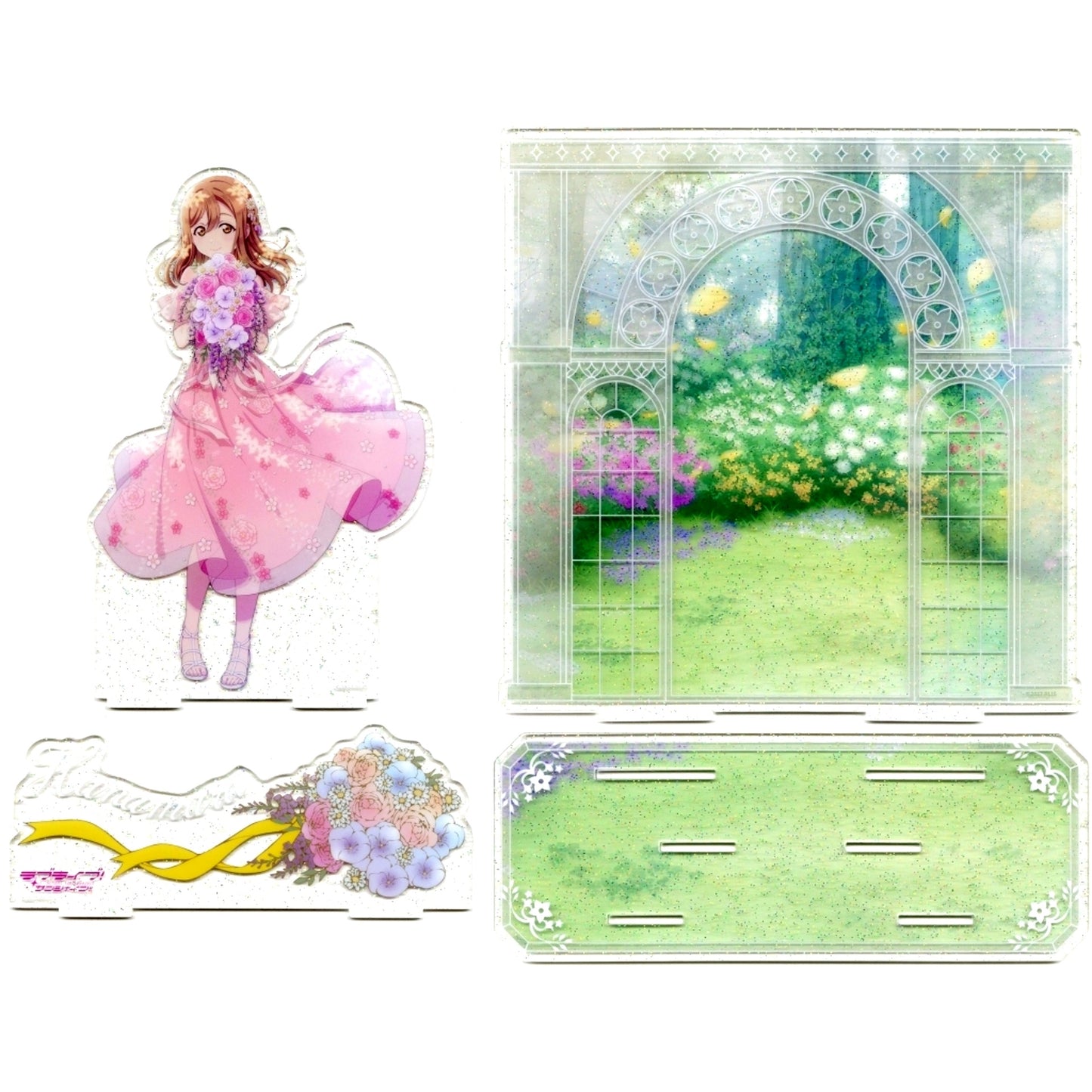 Hanamaru Kunikida Flower Party Big Diorama Acrylic Stand Love Live! Sunshine!! Molly Fantasy PALO Ltd [USED]