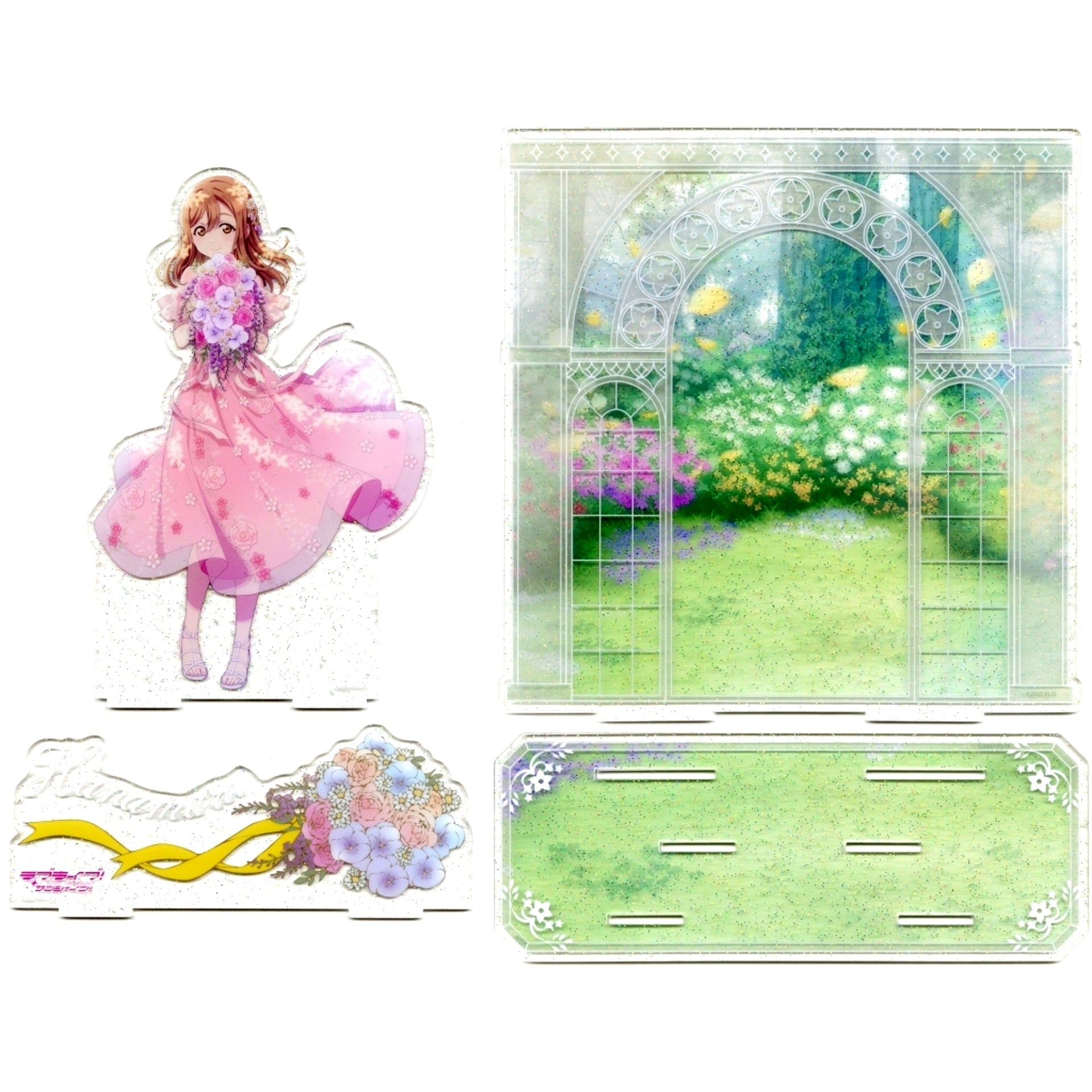 Hanamaru Kunikida Flower Party Big Diorama Acrylic Stand Love Live! Sunshine!! Molly Fantasy PALO Ltd [USED]