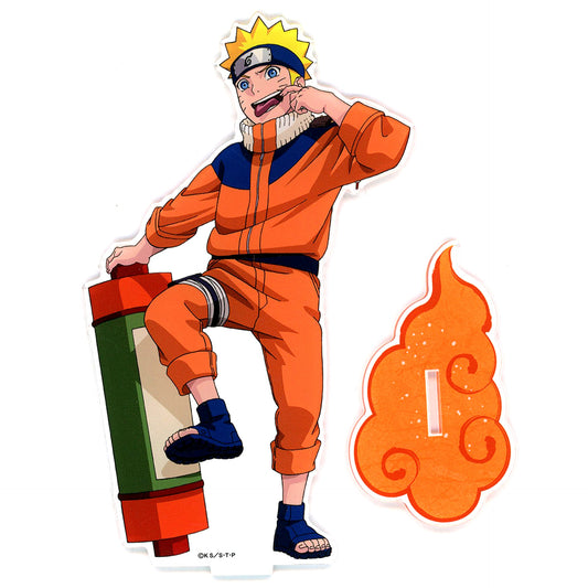 Naruto Uzumaki Boy Form Cloud Base Acrylic Stand Naruto [USED]