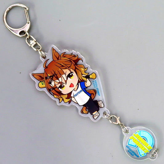 Jungle Pocket Uma Musume Pretty Derby the Movie: Beginning of a New Era x F Village Random Connecting Acrylic Keychain [USED]