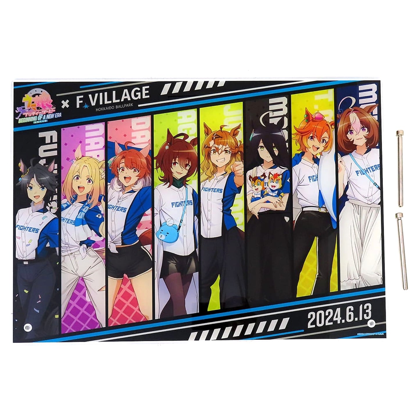Uma Musume: Pretty Derby Beginning of a New Era A3 Acrylic Memorial Plate F Village Exclusive Acrylic Item [USED]