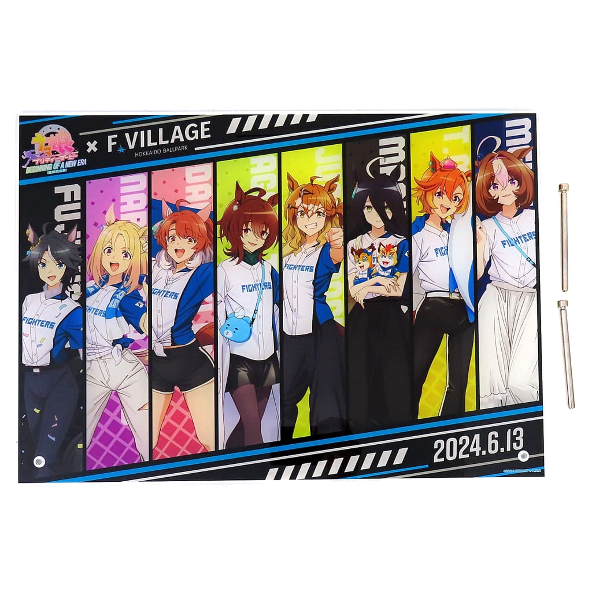 Uma Musume: Pretty Derby Beginning of a New Era A3 Acrylic Memorial Plate F Village Exclusive Acrylic Item [USED]